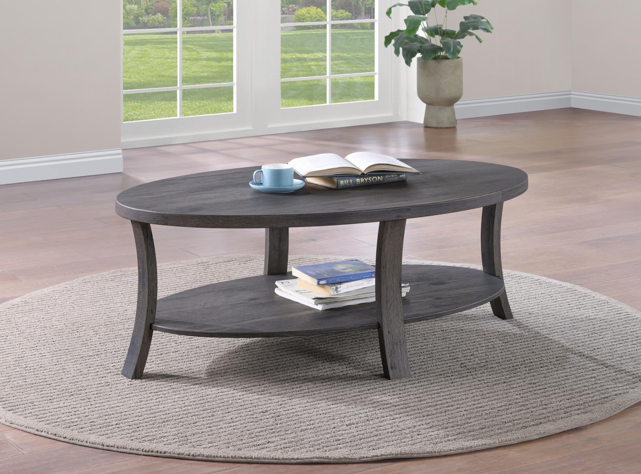 Dark Brown 3-Piece Table Set – T177