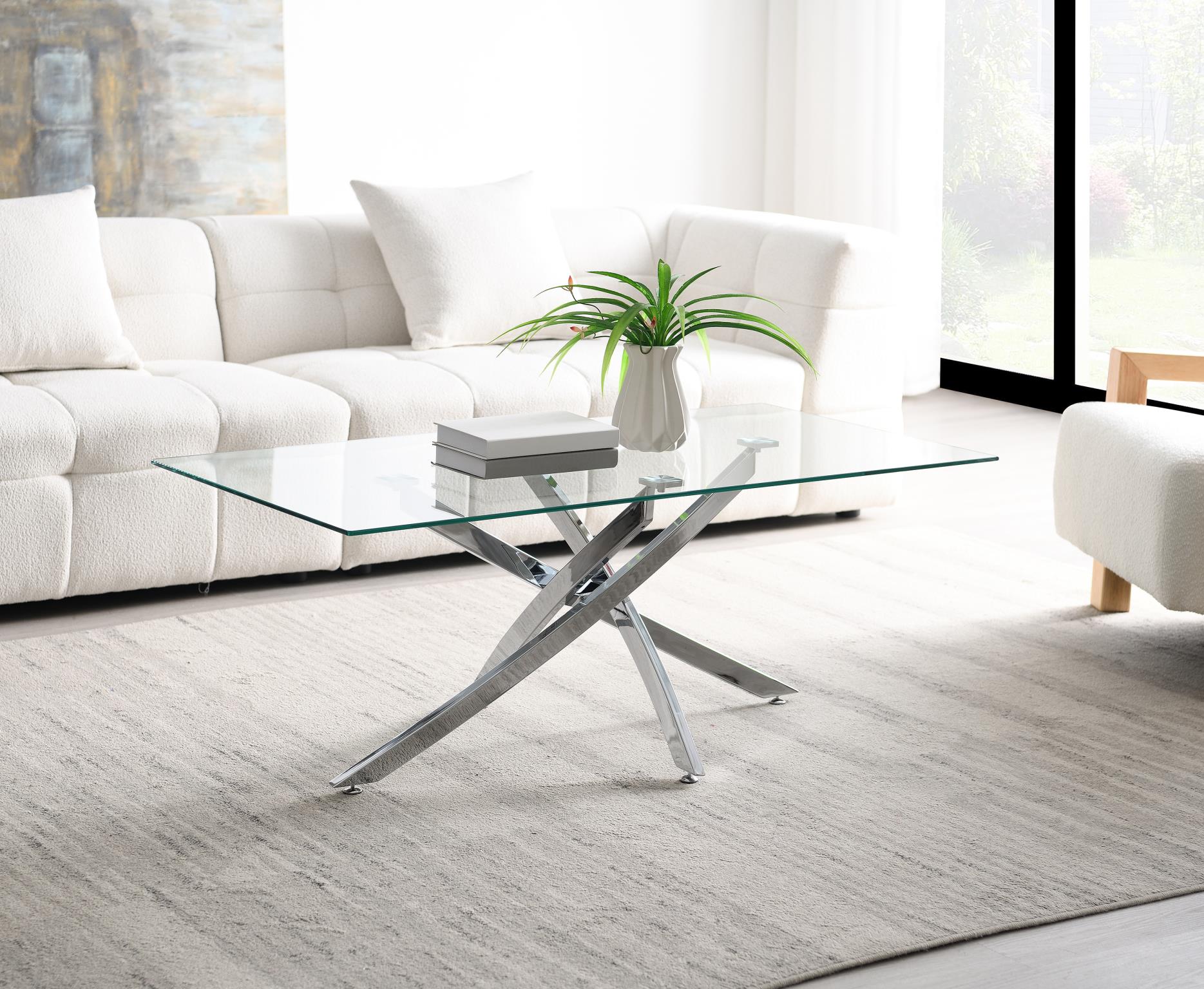 Chrome 3-Piece Table Set – T240