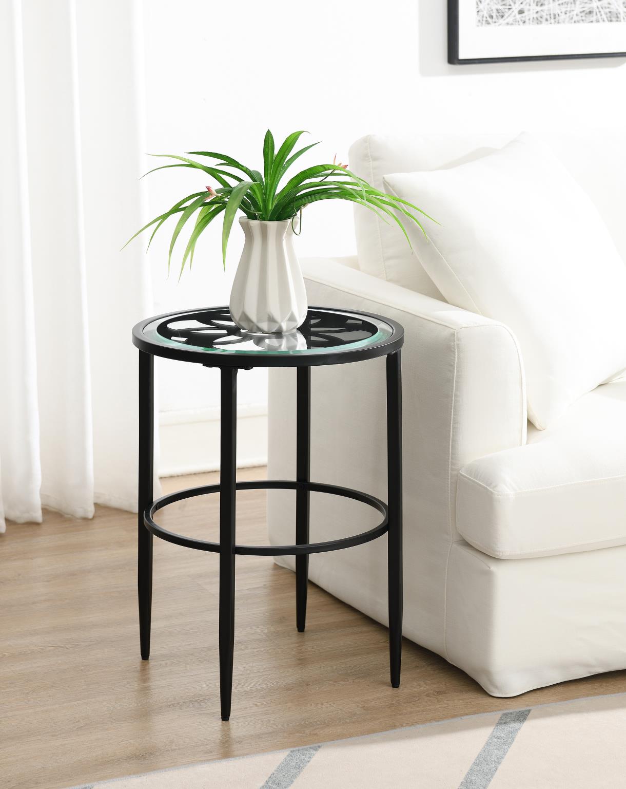 Black Coffee Table & 2 End Tables – T273