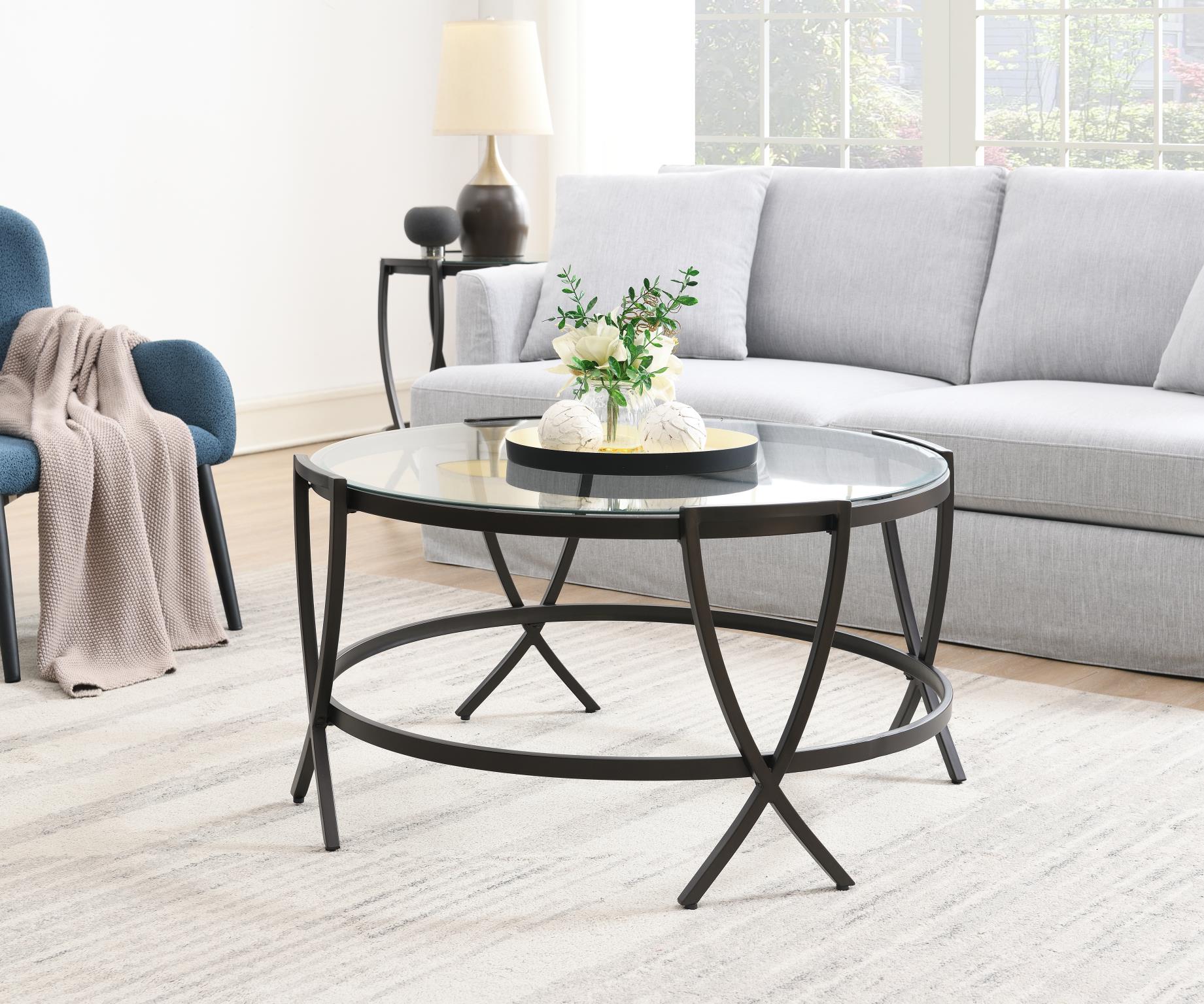 Pepper Coffee Table & 2 End Tables – T275
