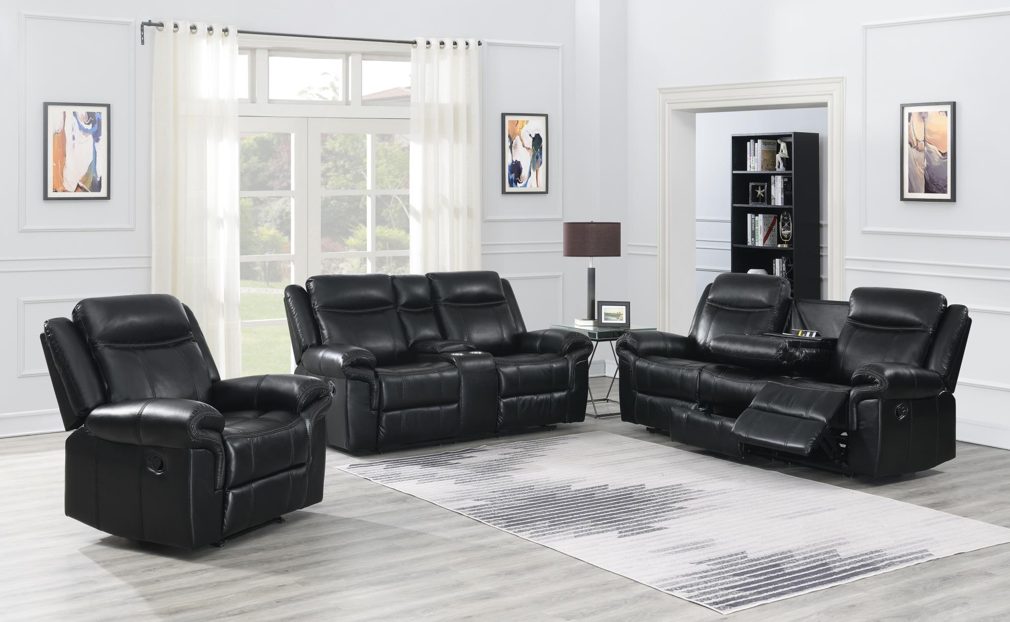 Black Motion Sofa – U105-S