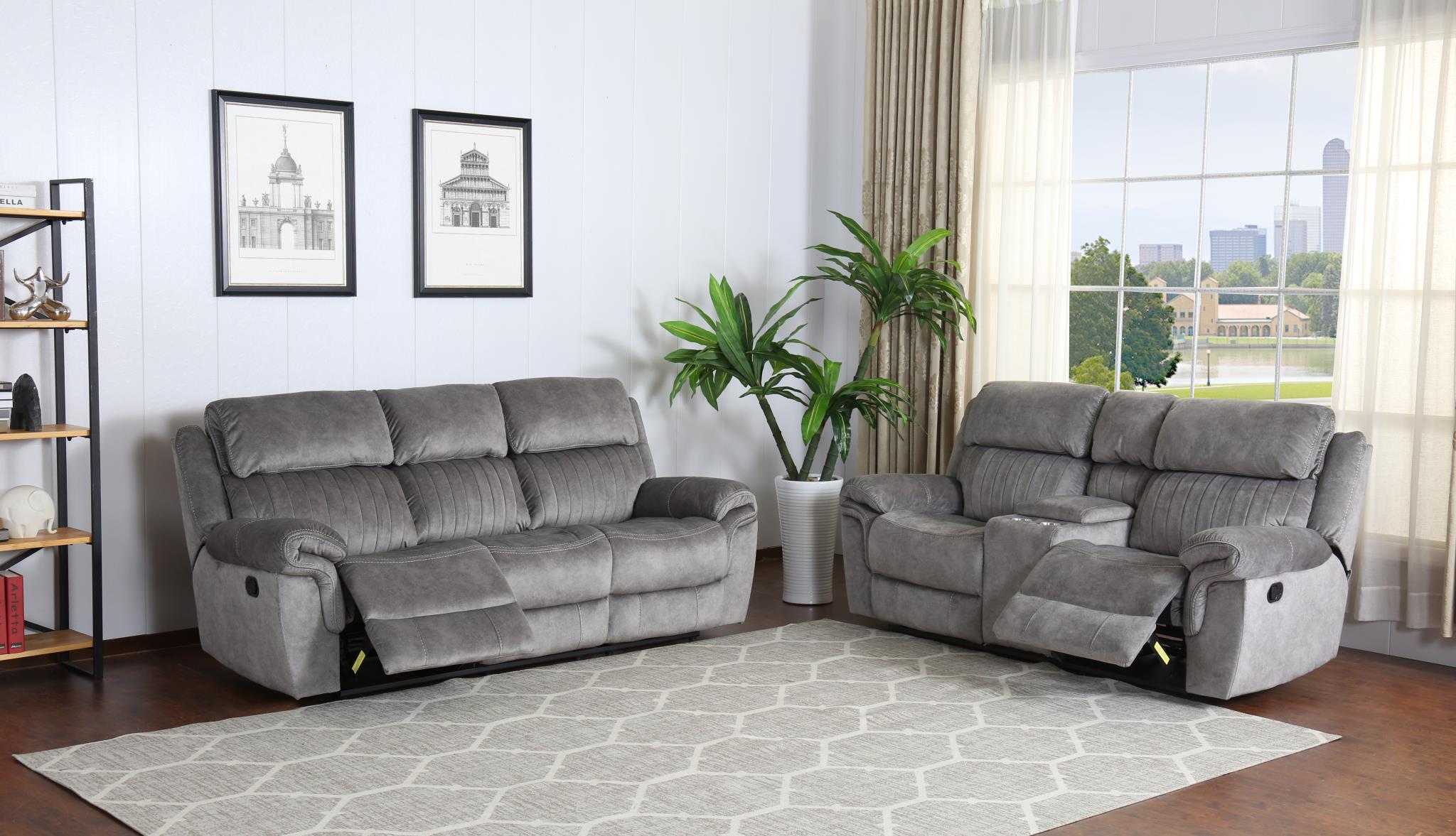 Gray Motion Loveseat – U107-L