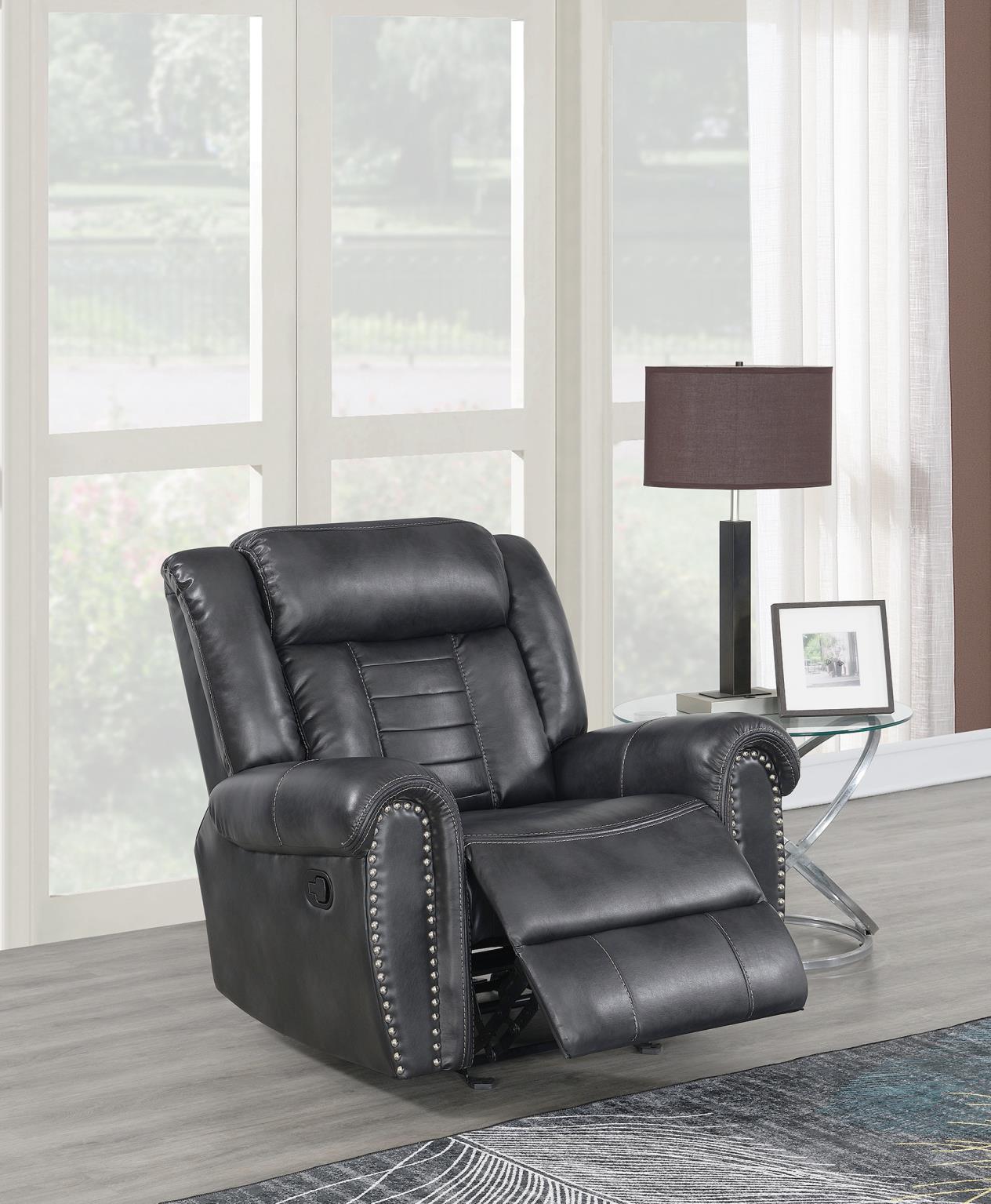 Gray PU Match Motion Chair – U110-R