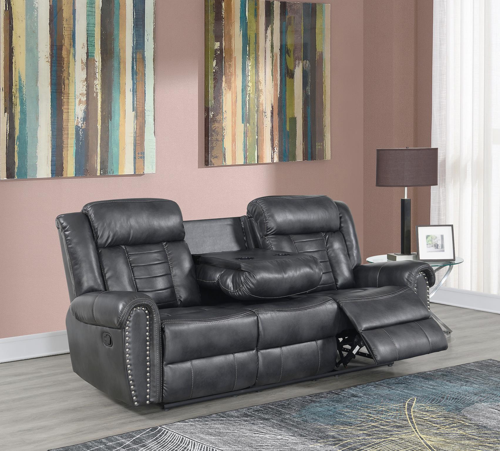 Charcoal Motion Sofa – U115-S