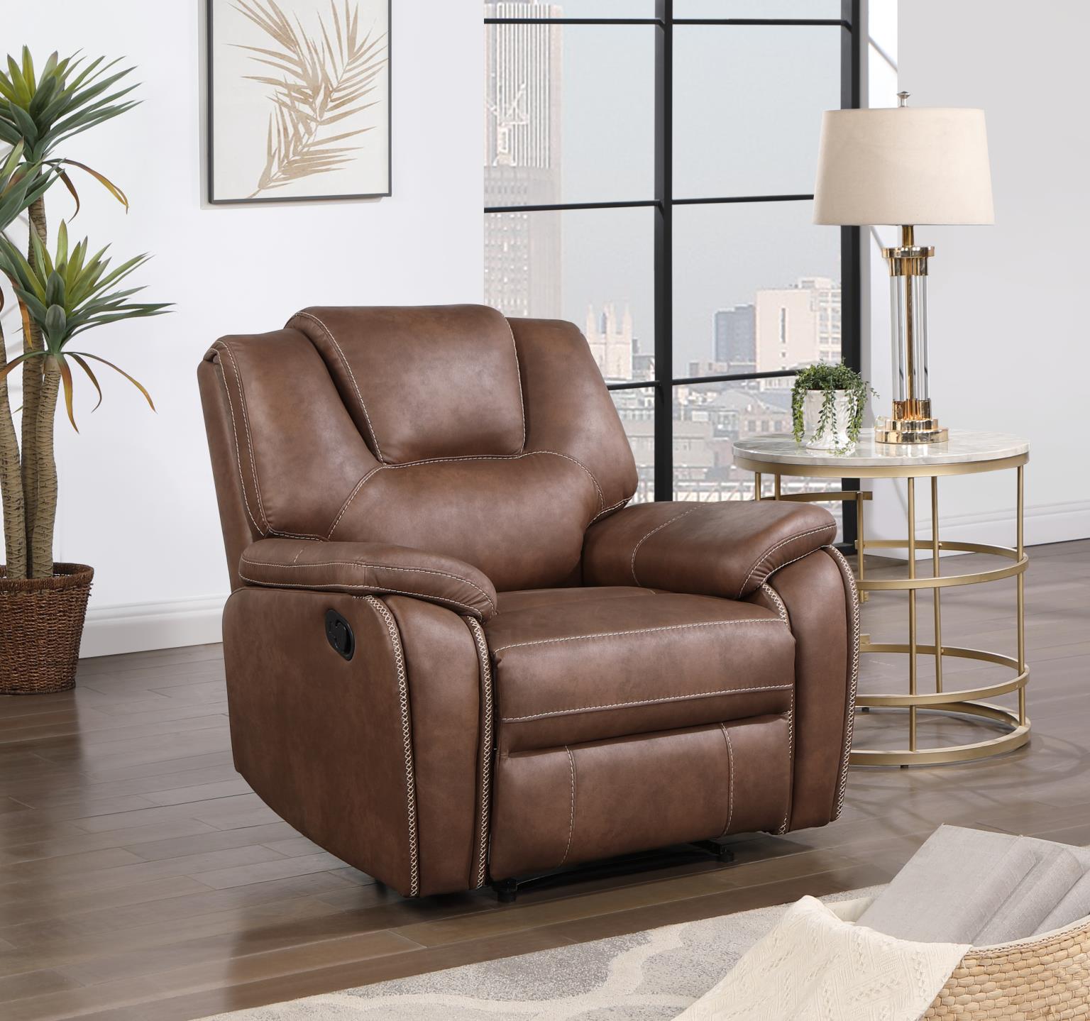 Brown Motion Recliner – U120-R