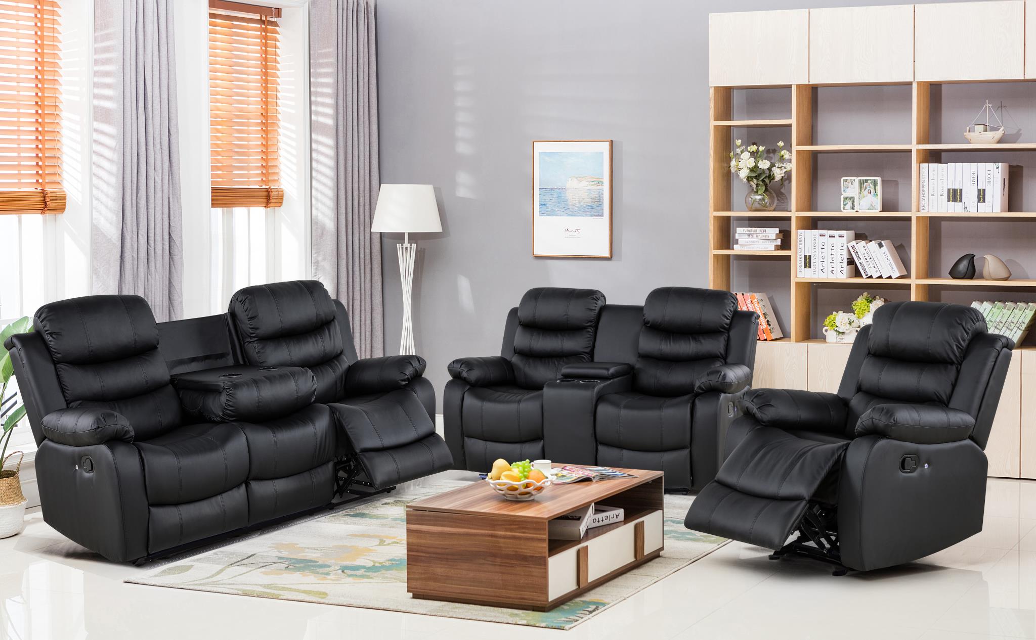 Black Motion LoveSeat – U190-L