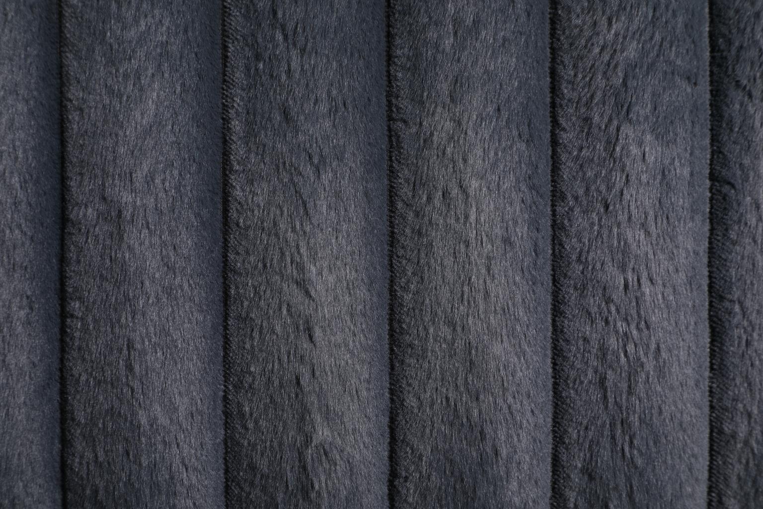 Charcoal Chenille 3-Piece Sectional – U264