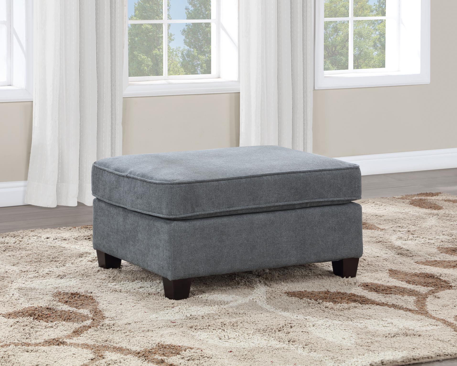 GRAY OTTOMAN - U279-O