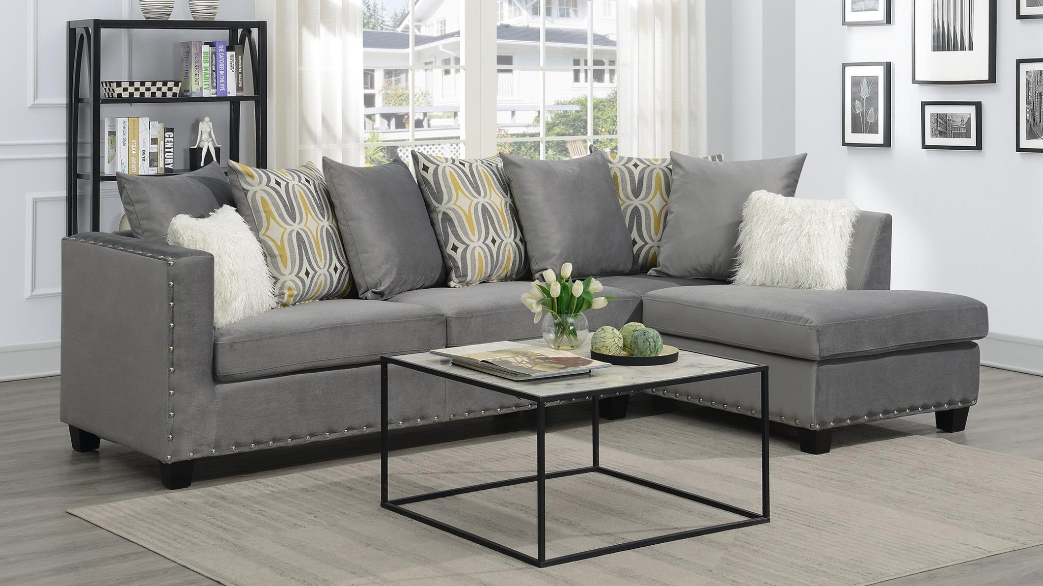 Gray 2PC Sectional – U315