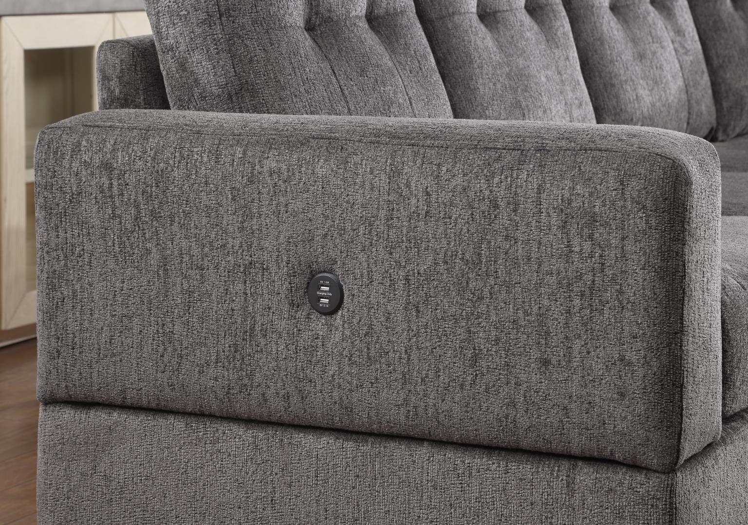 Gray 2PC Sectional – U323