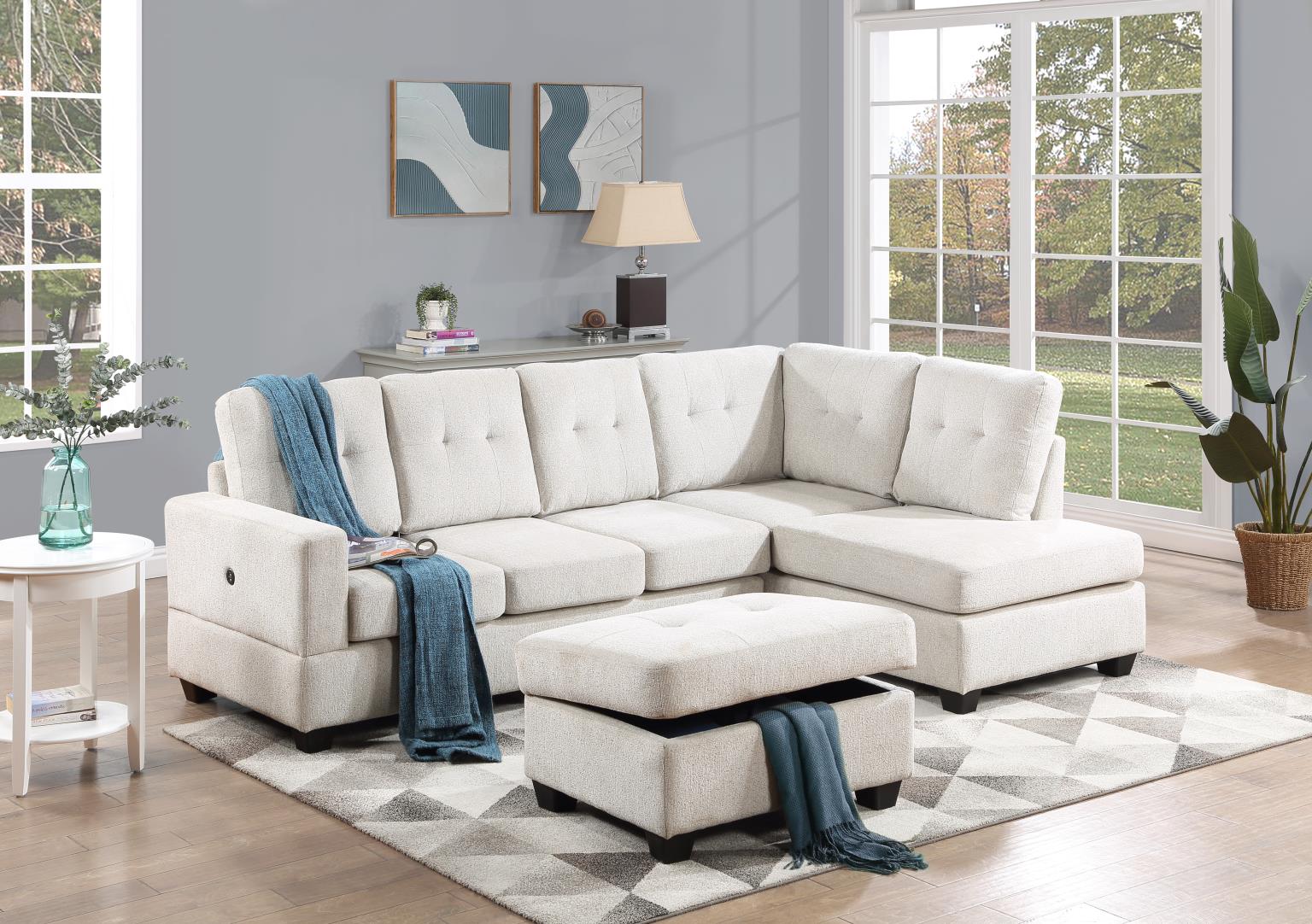 Linen 2PC Sectional – U324