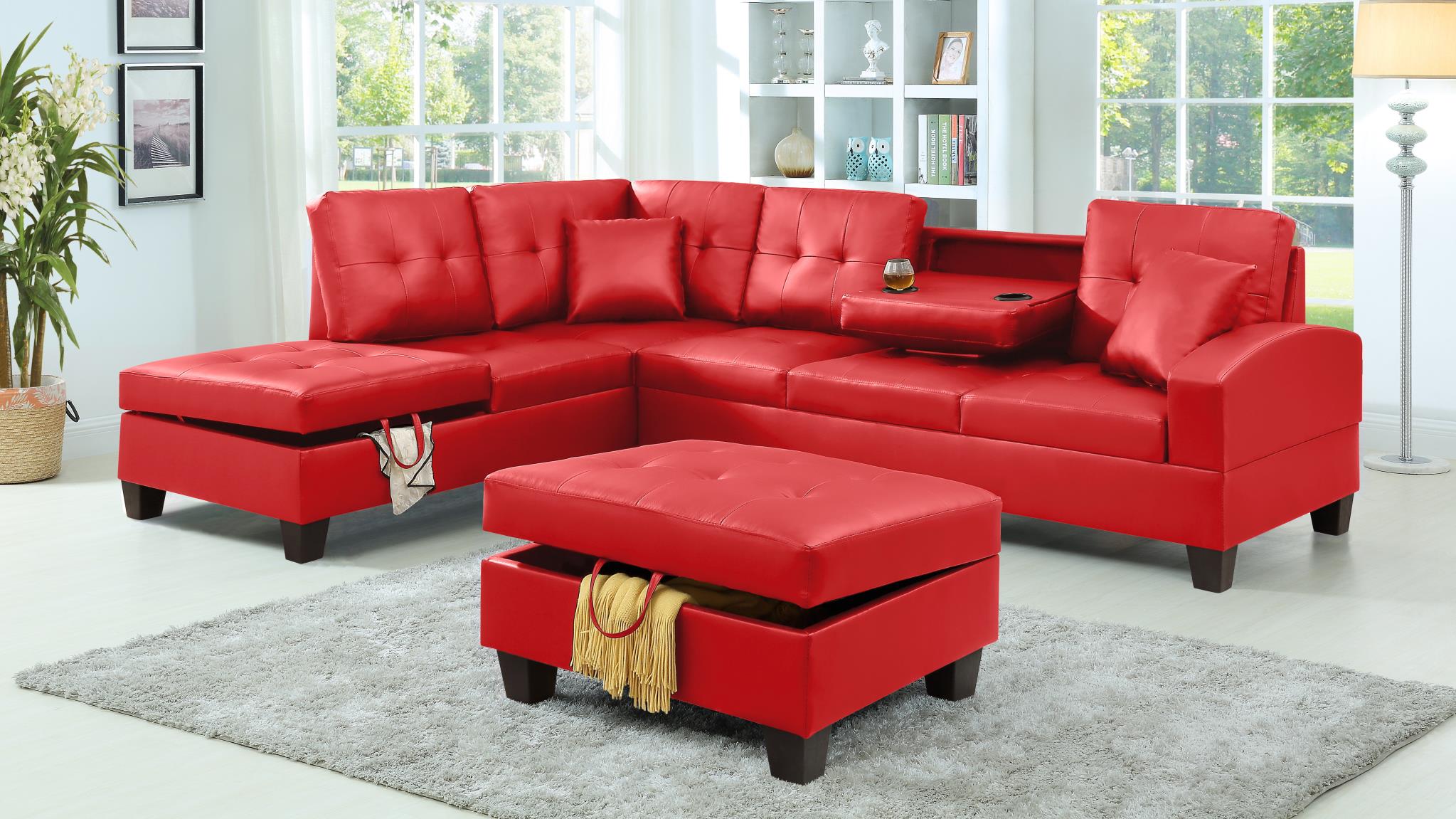 Red Ottoman - U347-O