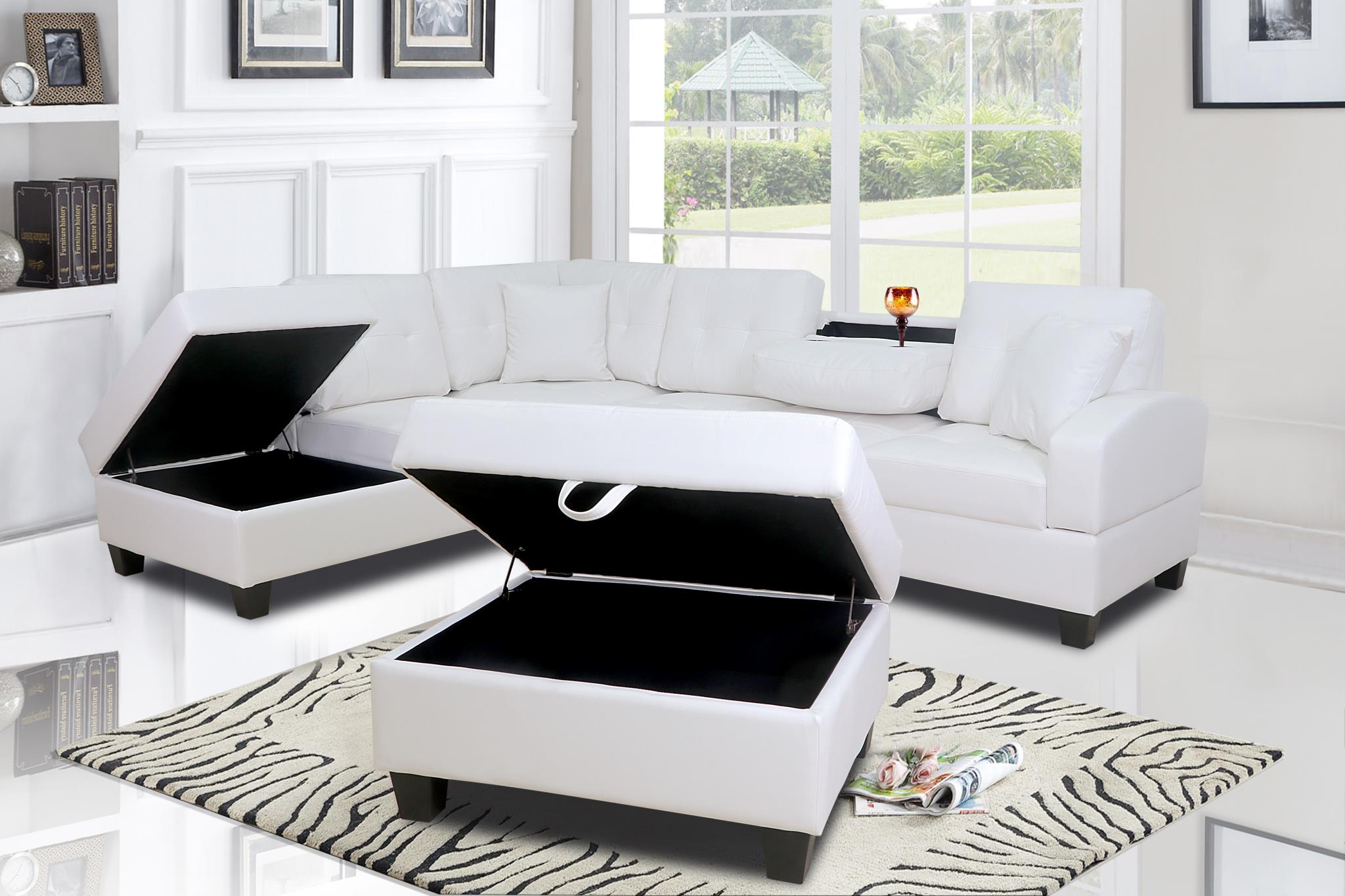 White Ottoman - U348-O