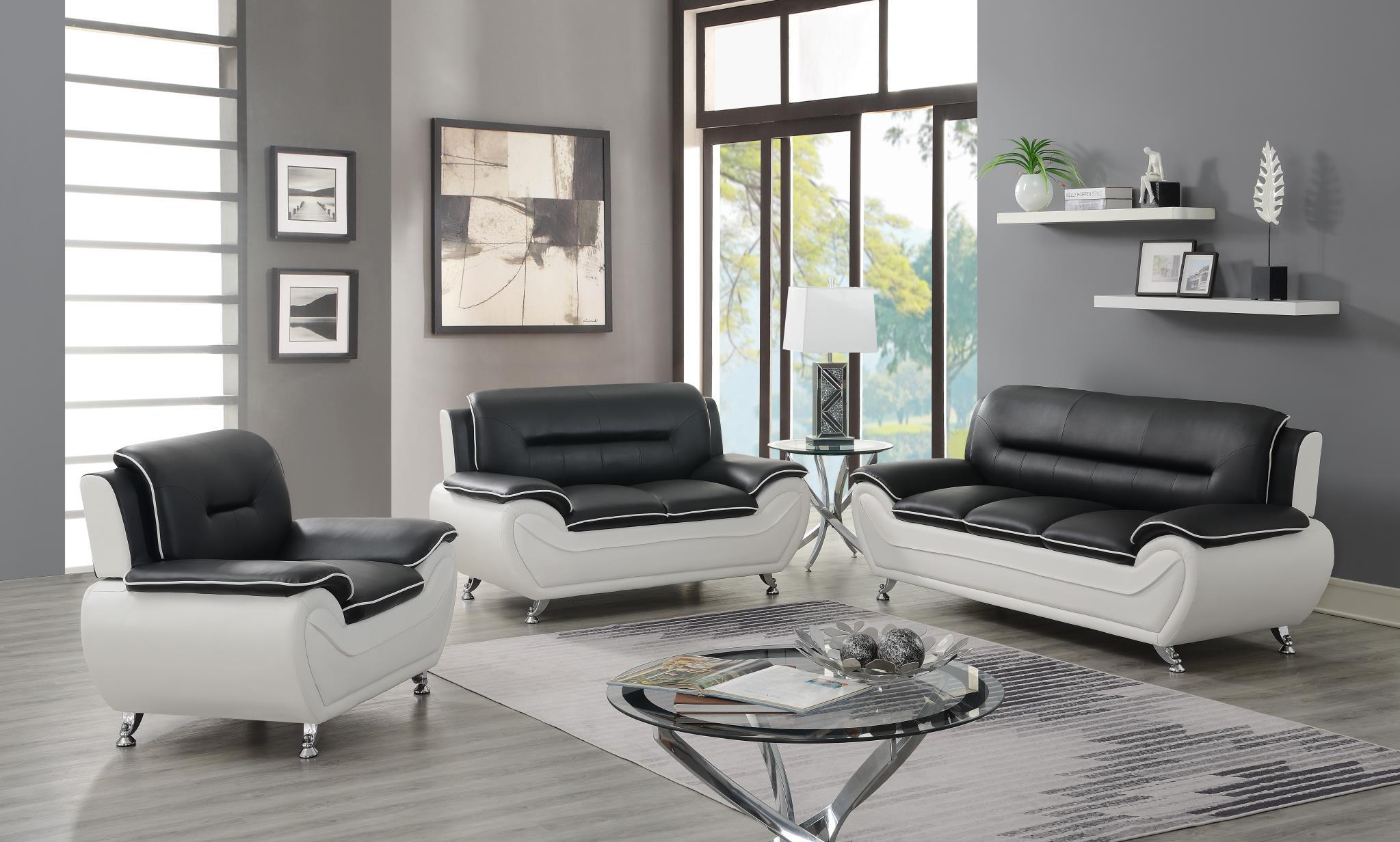 Black PU Chair - U487-C