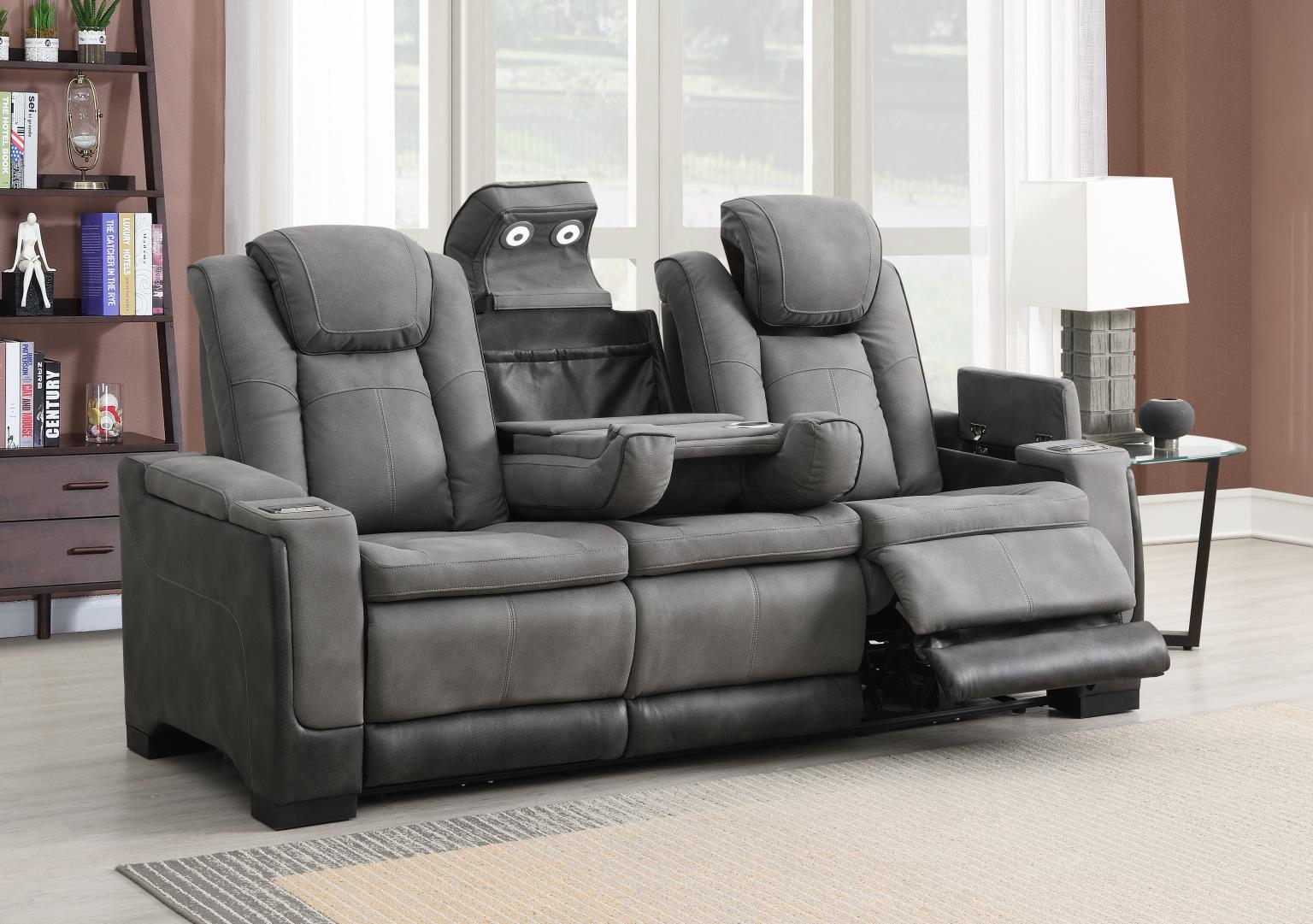 Slate Power Reclining Sofa – U77-S