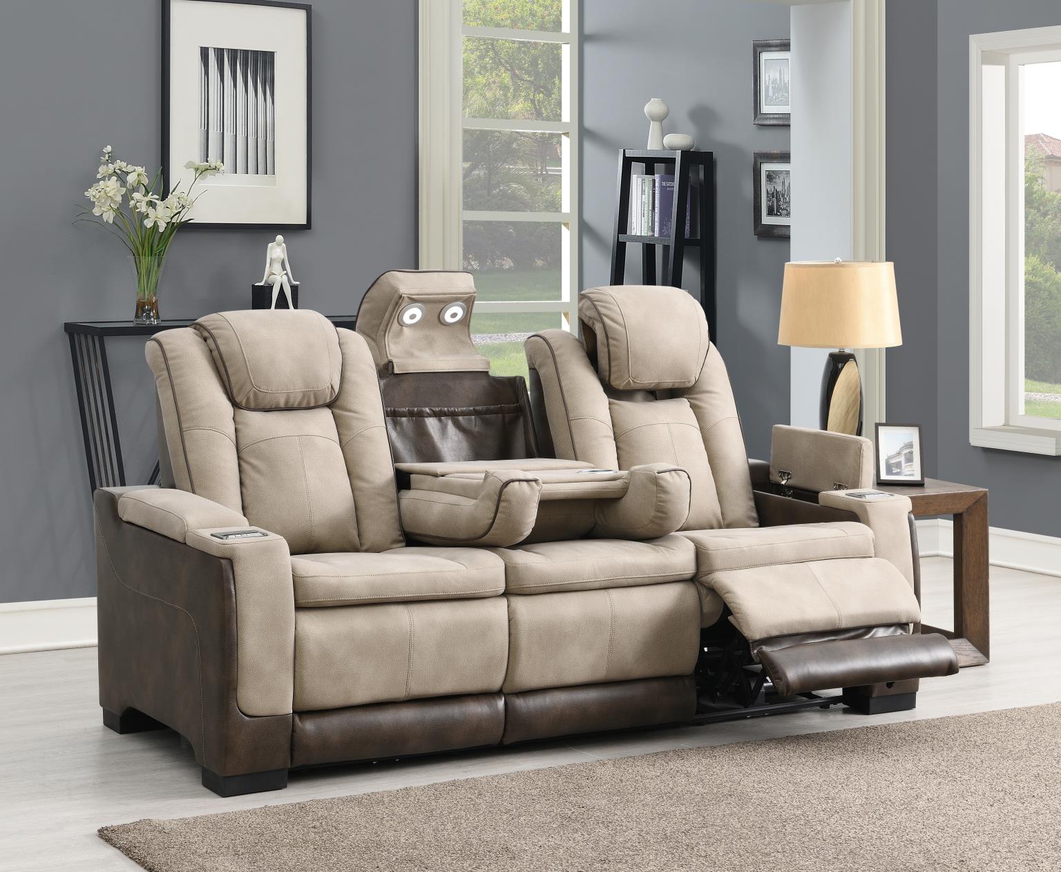 Sand Power Reclining Sofa – U78-S