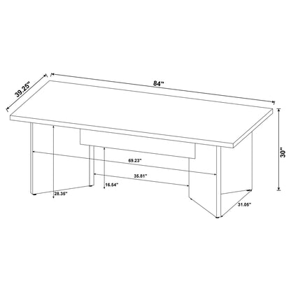 Larrabee - Rectangular Dining Table - Mango Color