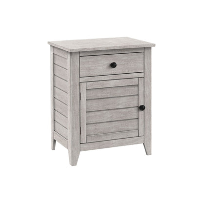 Accent Nightstand, Storage Drawer, Transitional