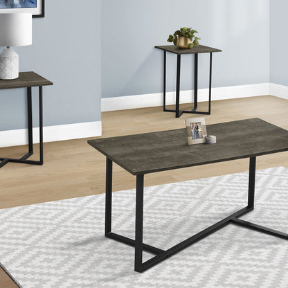 Contemporary 3 Piece Table Set
