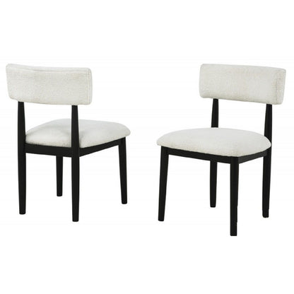 Contemporary Upholstered Dining Chairs (Set of 2)