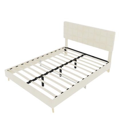 Yungan Lingge Minimalist Soft Pack Headboard Bed