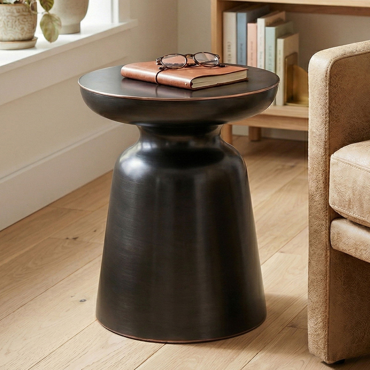 Toby - Handcrafted Metal Accent Table