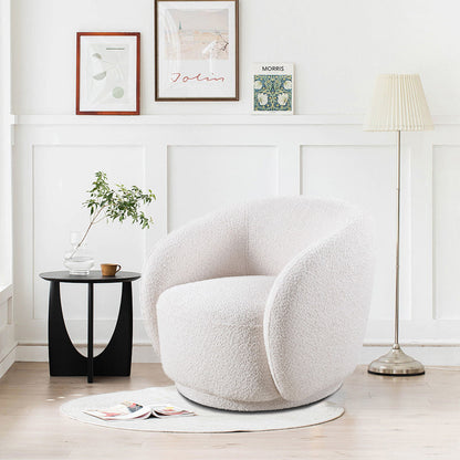 Swivel Accent Upholstered Barrel Chair