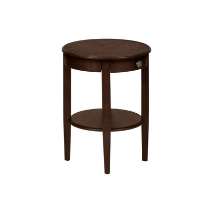 Accent Table, 2 Tier, Transitional - Espresso