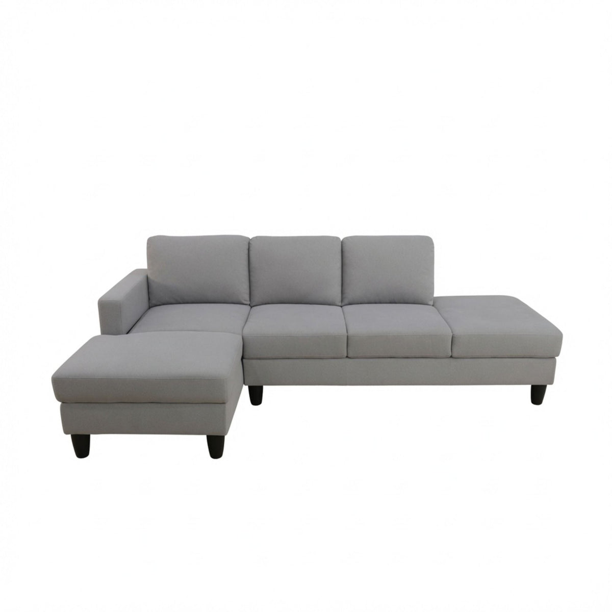 L - Shaped Sectional Sofa With Chaise & Ottoman