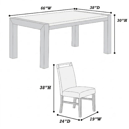 Dining Set With Table And Side Chairs