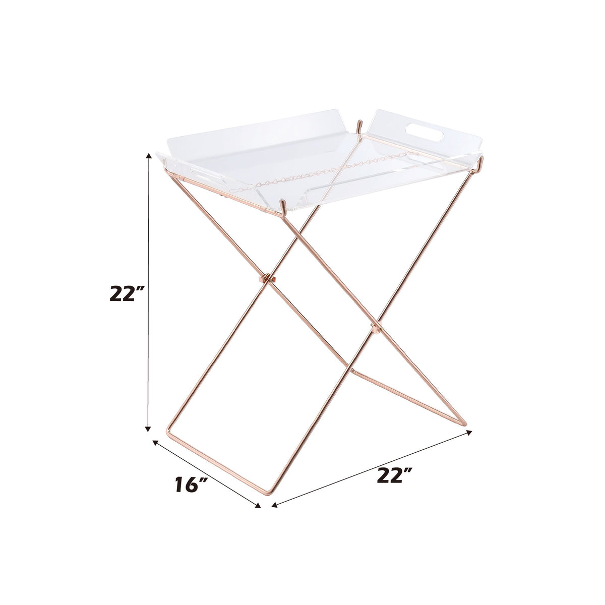Cercie - Tray Table - Clear