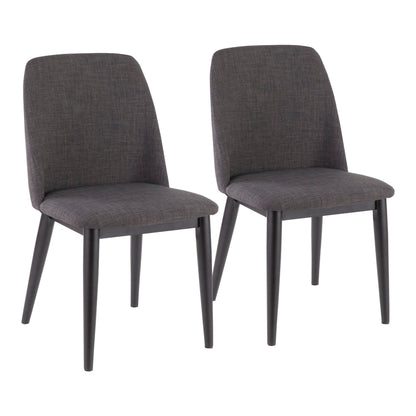 Tintori - Contemporary Dining Chair (Set of 2) - Black