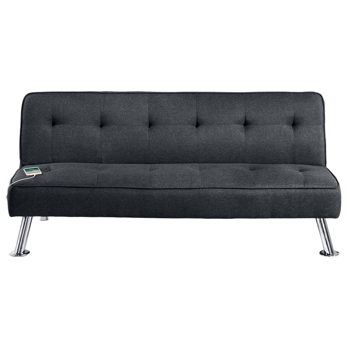 Tufted Sofa With USB Port For Living Room