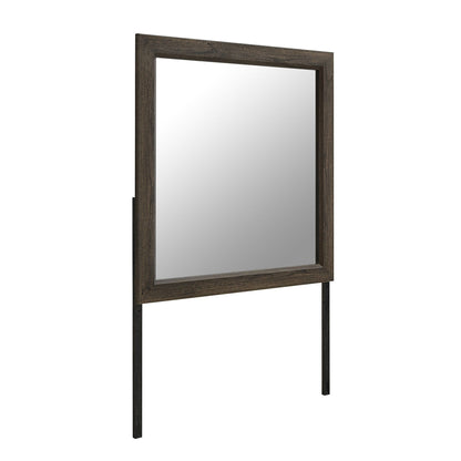 Harry - Mirror, Large Scale Design For Bedroom - Brown