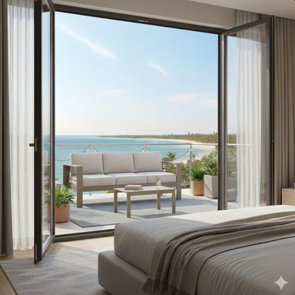Outdoor Patio Set All-Weather & Thick Cushions