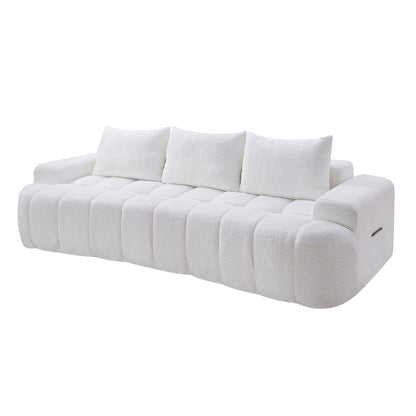 Extra Large Curved Front Compressed Sectional Sofa