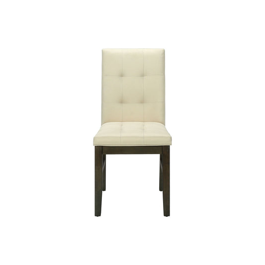 Dining Chair, Upholstered, Dining Room, Transitional (Set of 2) - Cream