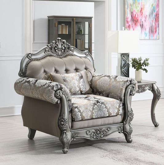 U203 - Traditional Chair - Gray