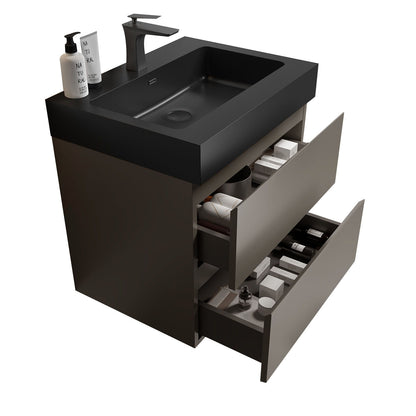 Alice - Bathroom Vanity With Sink, Wall Mounted, Floating