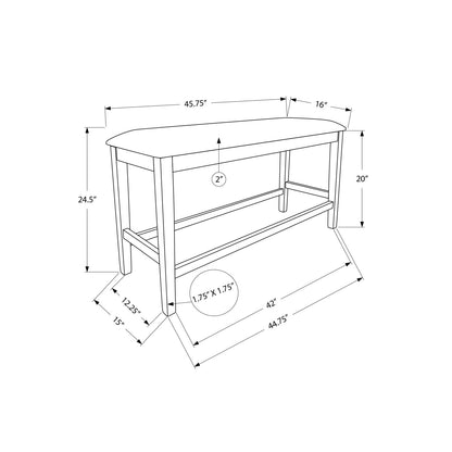 Upholstered Bench With Solid Legs