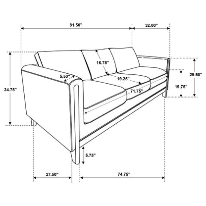 Fisher - Arm Sofa Set