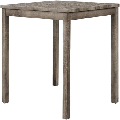 Transitional Counter Dining Set With 4 Tufted Stools