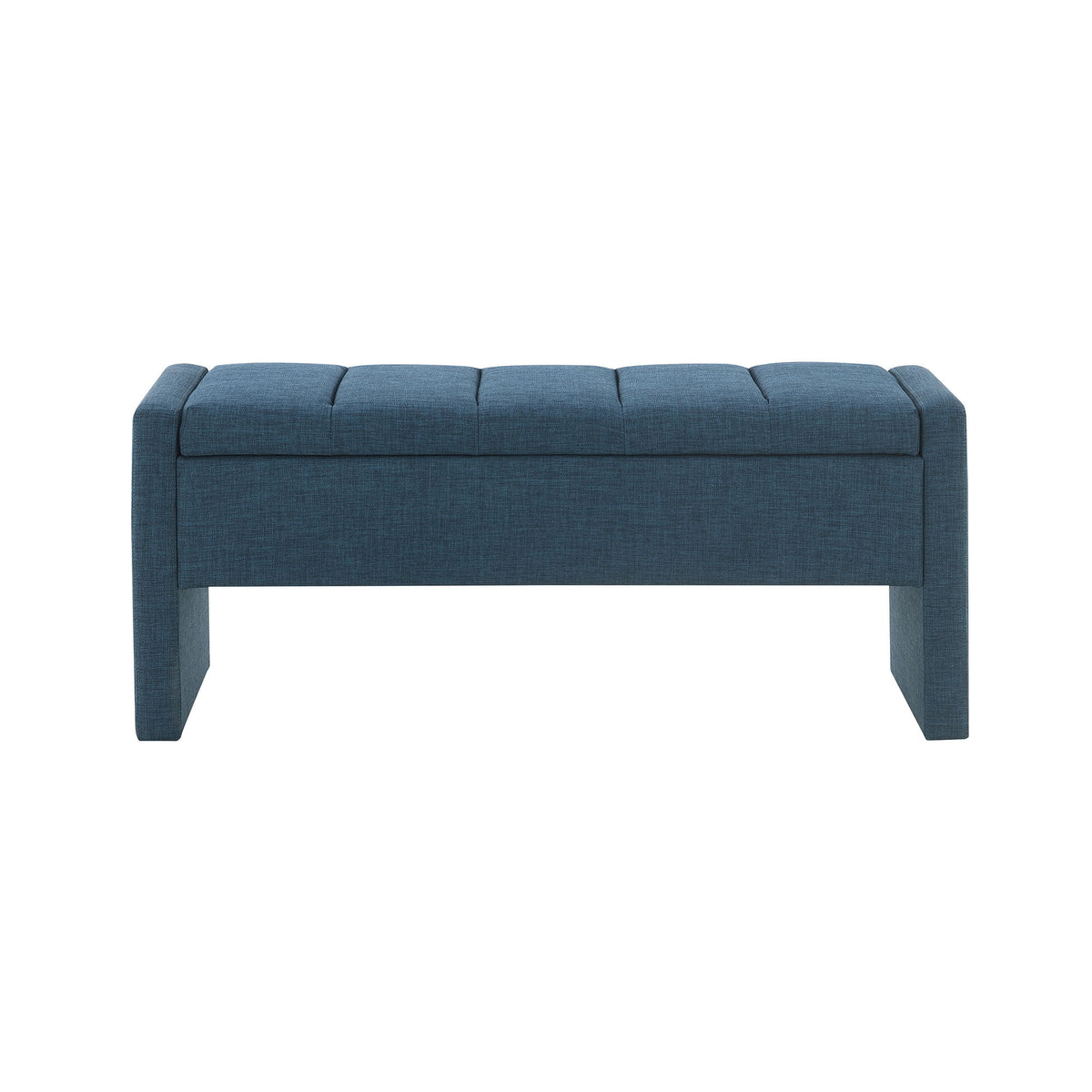 Modern Upholstered Large Bed End Bench With Storage