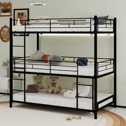 Triple Frame Bed With Built In Ladder