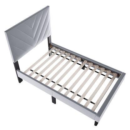 Bed Set With Adjustable Headboard
