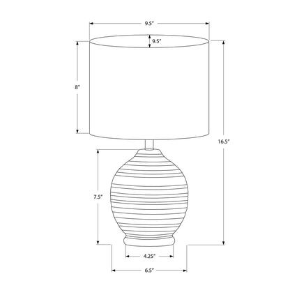 Lighting, Table Lamp, Ceramic, Transitional - Black